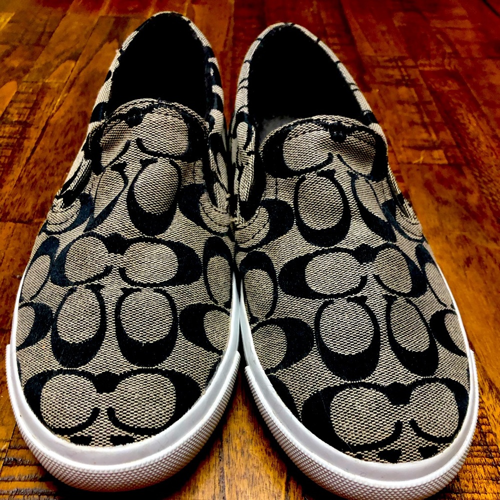 Coach 8.5 black and gray sneakers